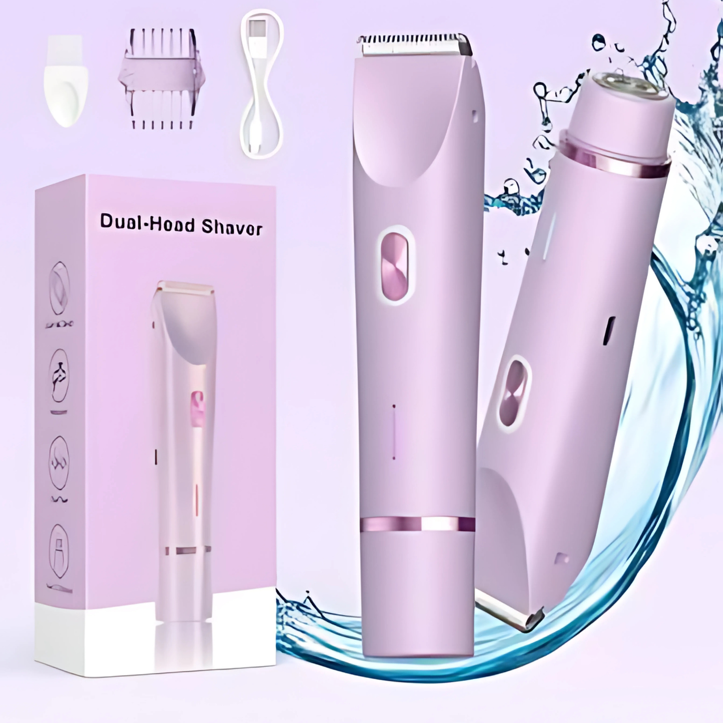 2 in 1 Women Body Shaver